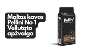 Maltos kavos Pellini No 1 Vellutato apžvalga